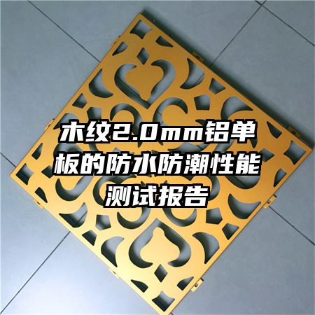 ľ��2.0mm������ķ�ˮ�������ܲ��Ա���